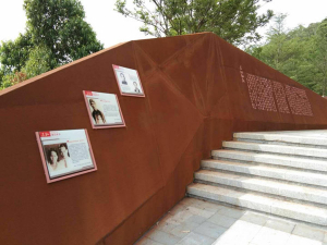 东营耐候钢挡土墙